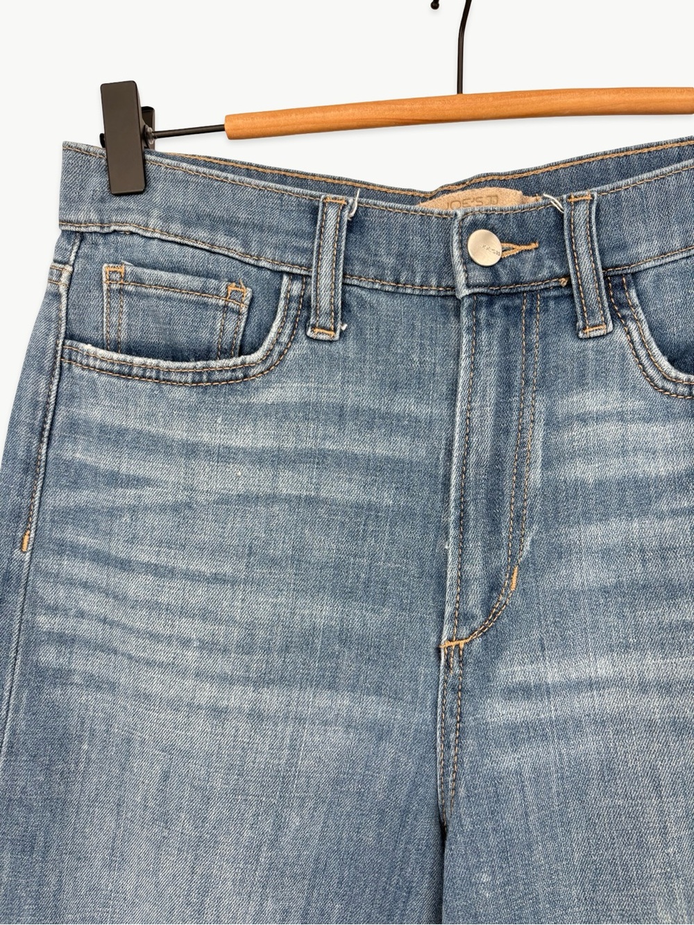 Joe's Jeans The Mia Petite Size 28 in Hot Shot High Rise Wide Leg Jeans Indigo - Picture 7 of 11